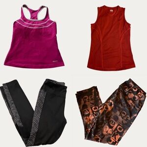 XS Athletic Tops & Leggings BUNDLE - Reebok, Nike, Hollister